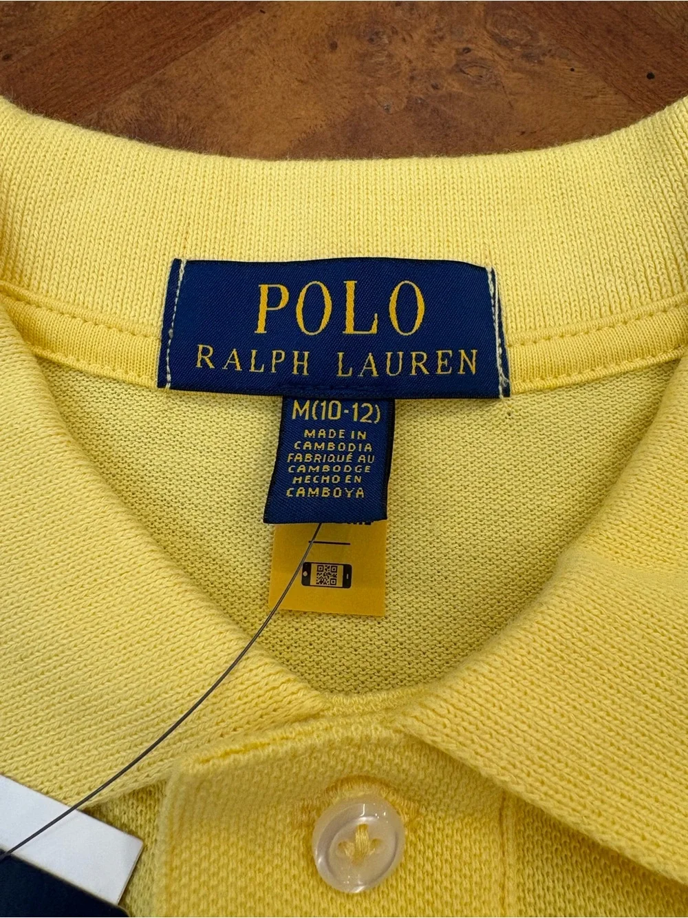Polo by Ralph Lauren Yellow Paint-Splatter Short-Sleeve Polo